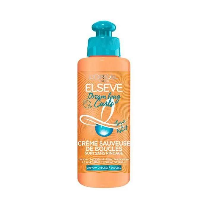 Elseve dream long curls crème sauveuse de boucles cheveux abîmés sans rinçage 200ml - vue 2