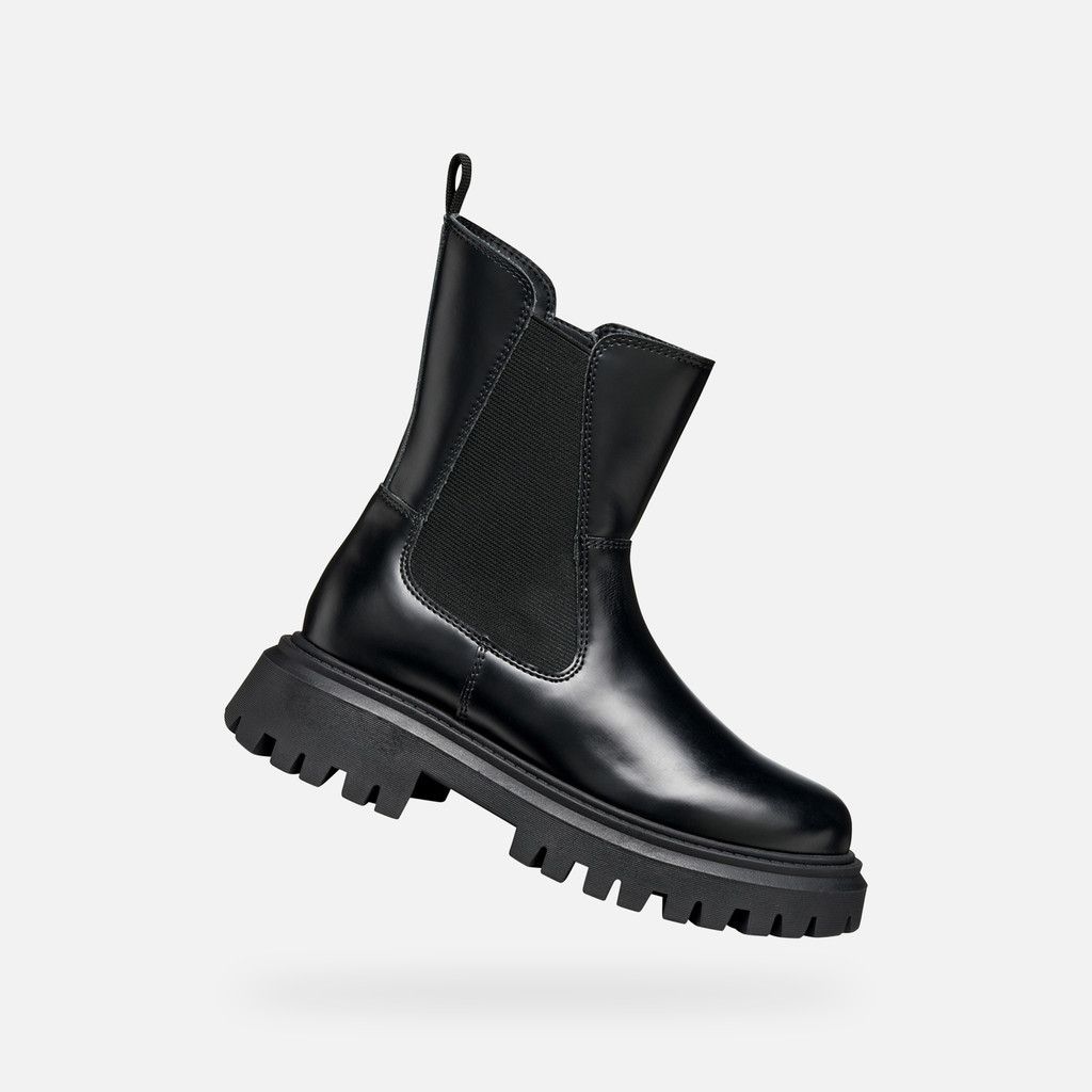 Bottines Et Boots Geox J Maquinnens Girl D Pour Enfant - 33