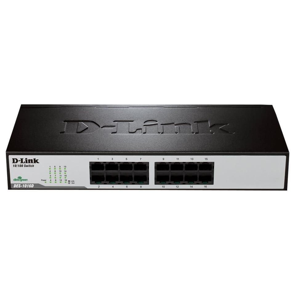 D-Link DES 1016D - Switch Ethernet 16 ports 10/100 D-Link DES 1016D - Switch Ethernet 16 ports 10/100