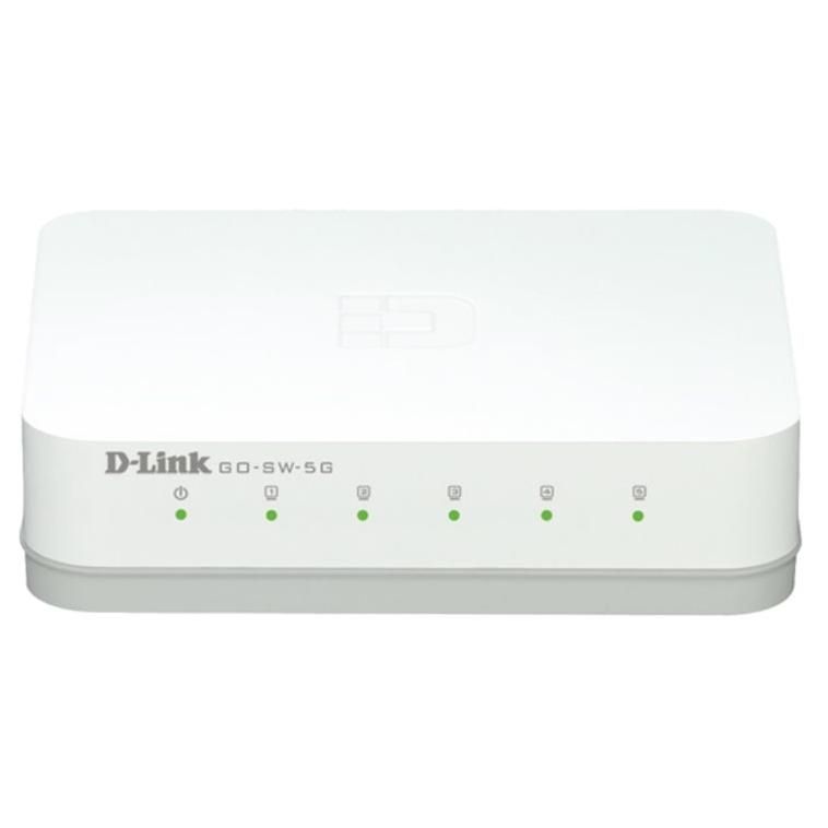 D Link GO SW 5G Commutateur non géré 5 x 101001000 de bureau