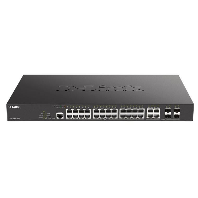 D Link DGS 2000 28P commutateur réseau Géré L2L3 Gigabit Ethernet 101001000 Connexion Ethernet supportant 'alimentation via ce port PoE 1U Neuf - vue 2