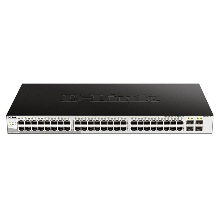 D-Link DGS 1210-52/ME - Commutateur - Géré - 48 x 10/100/1000 + 4 x Gigabit SFP - Montable sur rack D-Link DGS 1210-52/ME - Commutateur - Géré - 48 x 10/100/1000 + 4 x Gigabit SFP - Montable sur rack