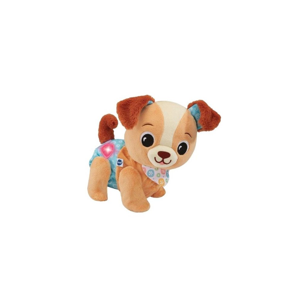 VTech Toutou 1 2 3 suis Moi Peluche Interactive Câlin Chien Qui Marche et Aboie Éveil Bébé Sensoriel Jouet Musical Cadeau Bébé Dès Contenu en Français - vue 8
