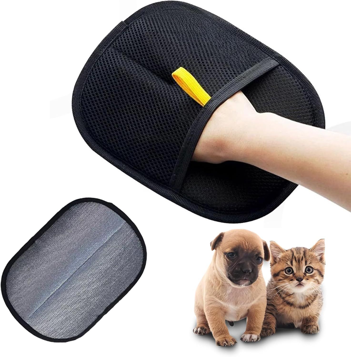 Meilleurs prix pour Lot De 2 Gants De Toilettage Pour Animaux De Compagnie,Gants De Toilettage Double Face,Gants De Toilettage Pour Chiens Et Chats, S,24 X 16 Cm