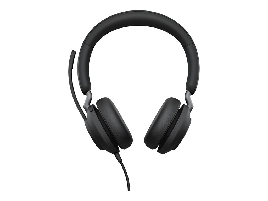 Jabra Evolve2 40 UC Stereo Casque Avec fil Arceau BureauCentre d'appels USB Type C Bluetooth Neuf - vue 3