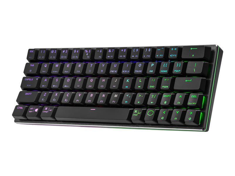Cooler Master SK622 Clavier rétroéclairé sans fil USB Bluetooth 4.0 Français commutateur : TTC Low Profile