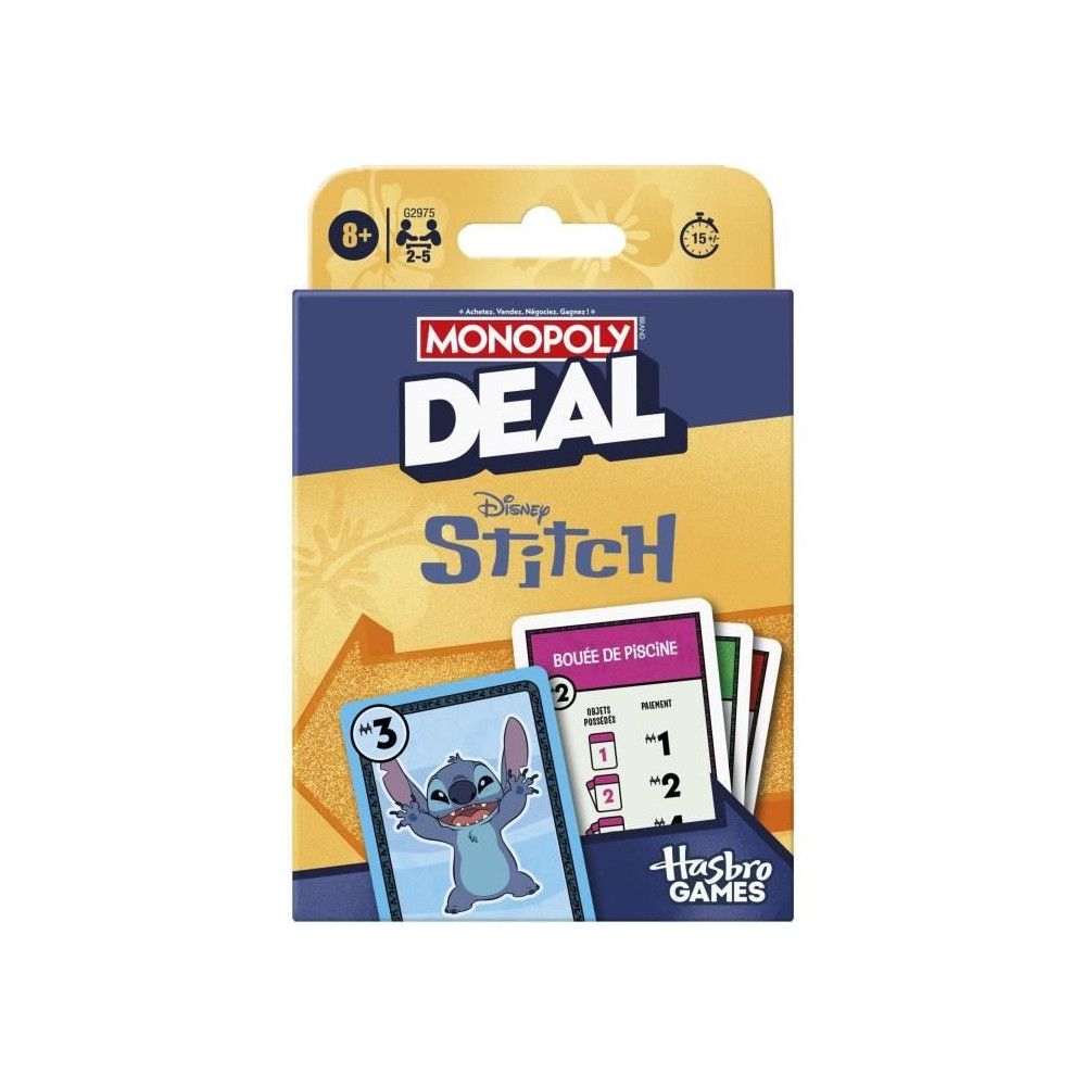 Monopoly Deal édition Disney Stitch Jeu de Cartes Version française - vue 7