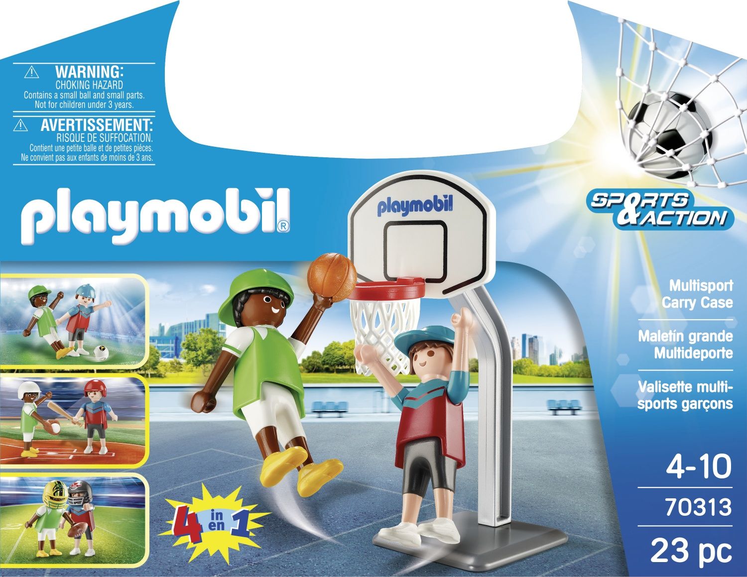 Playmobil 70313 - Valisette Multi-Sports Garçons