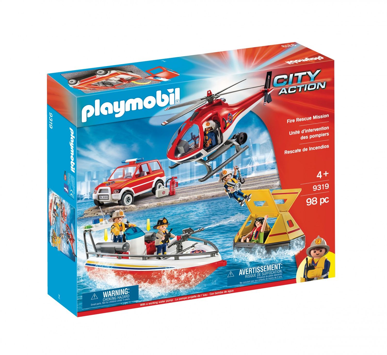 Playmobil 9319 Unité D'intervention Des Pompiers