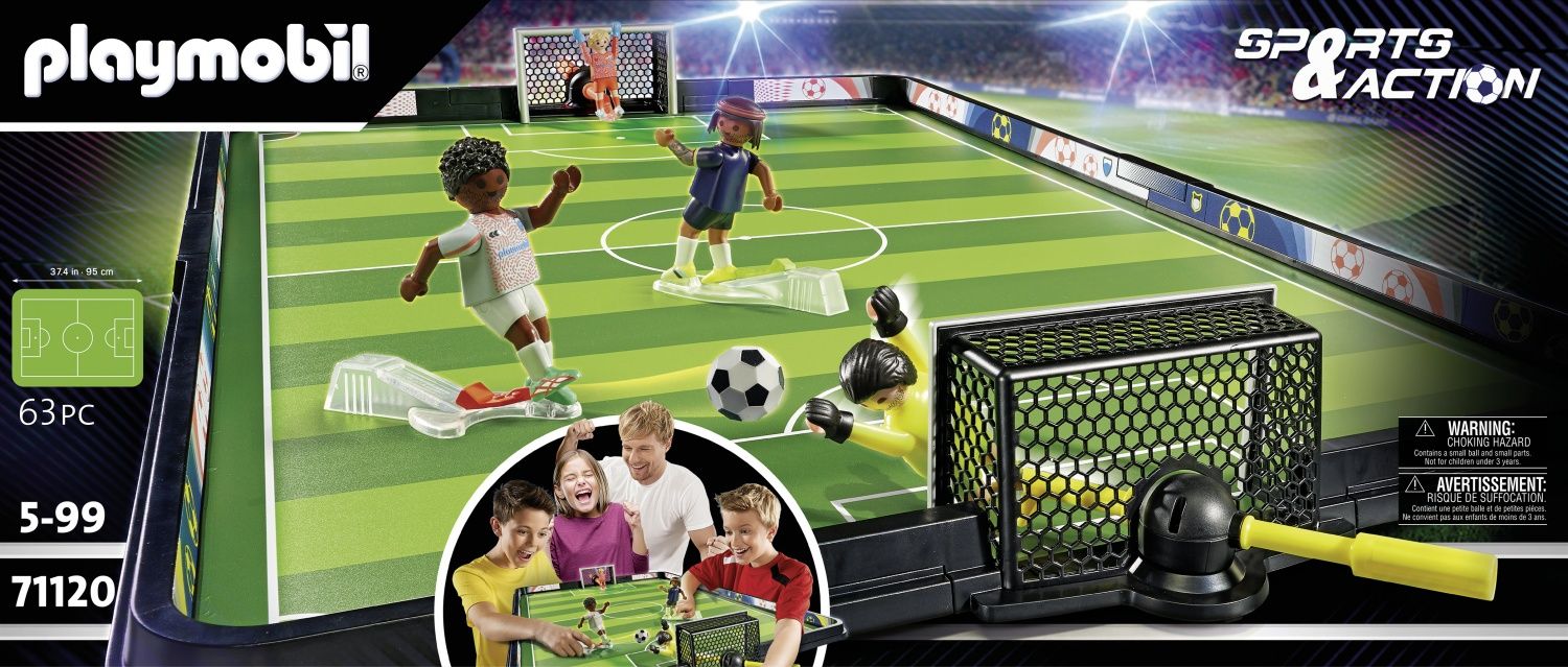Playmobil 71120 Stade de Football Sport & Action Le Football Tournoi Ballon