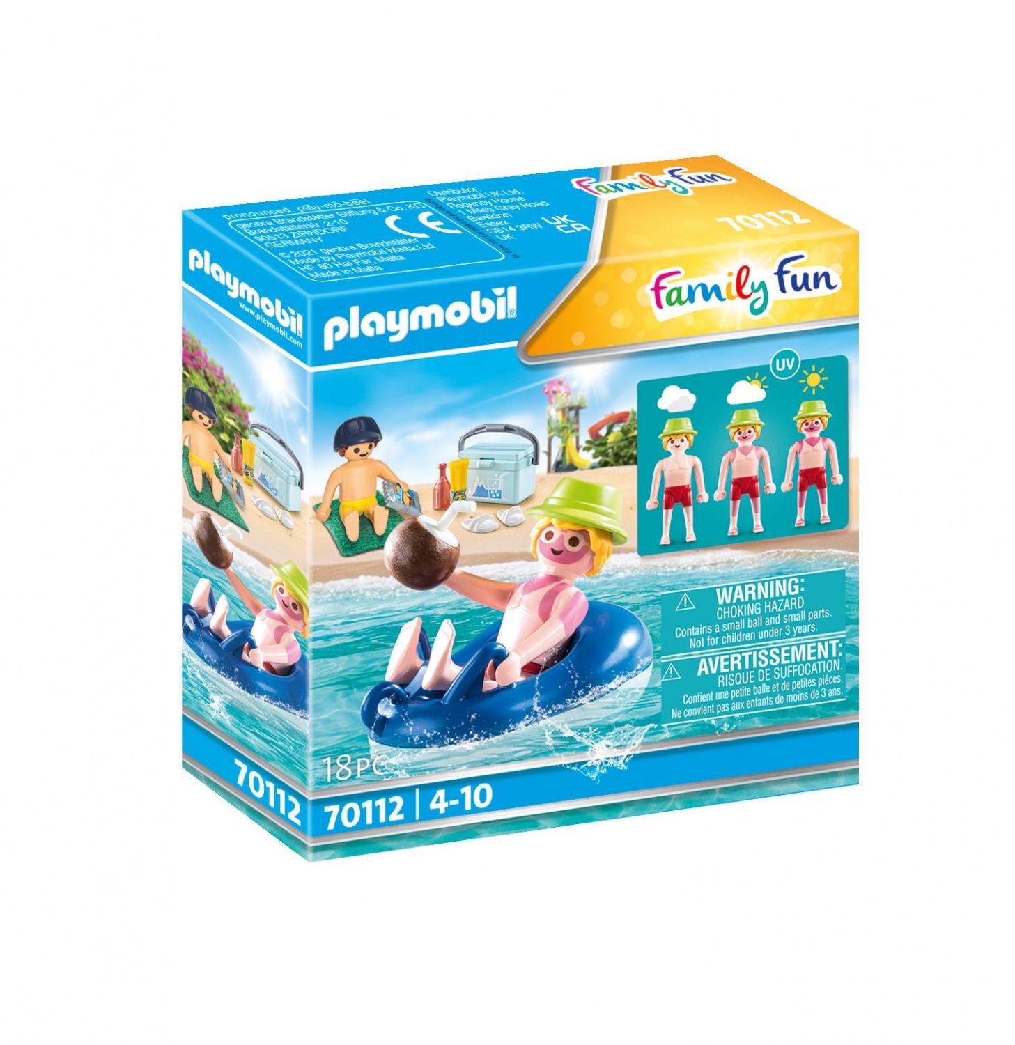 Playmobil 70112 Vacancier Et Bouée