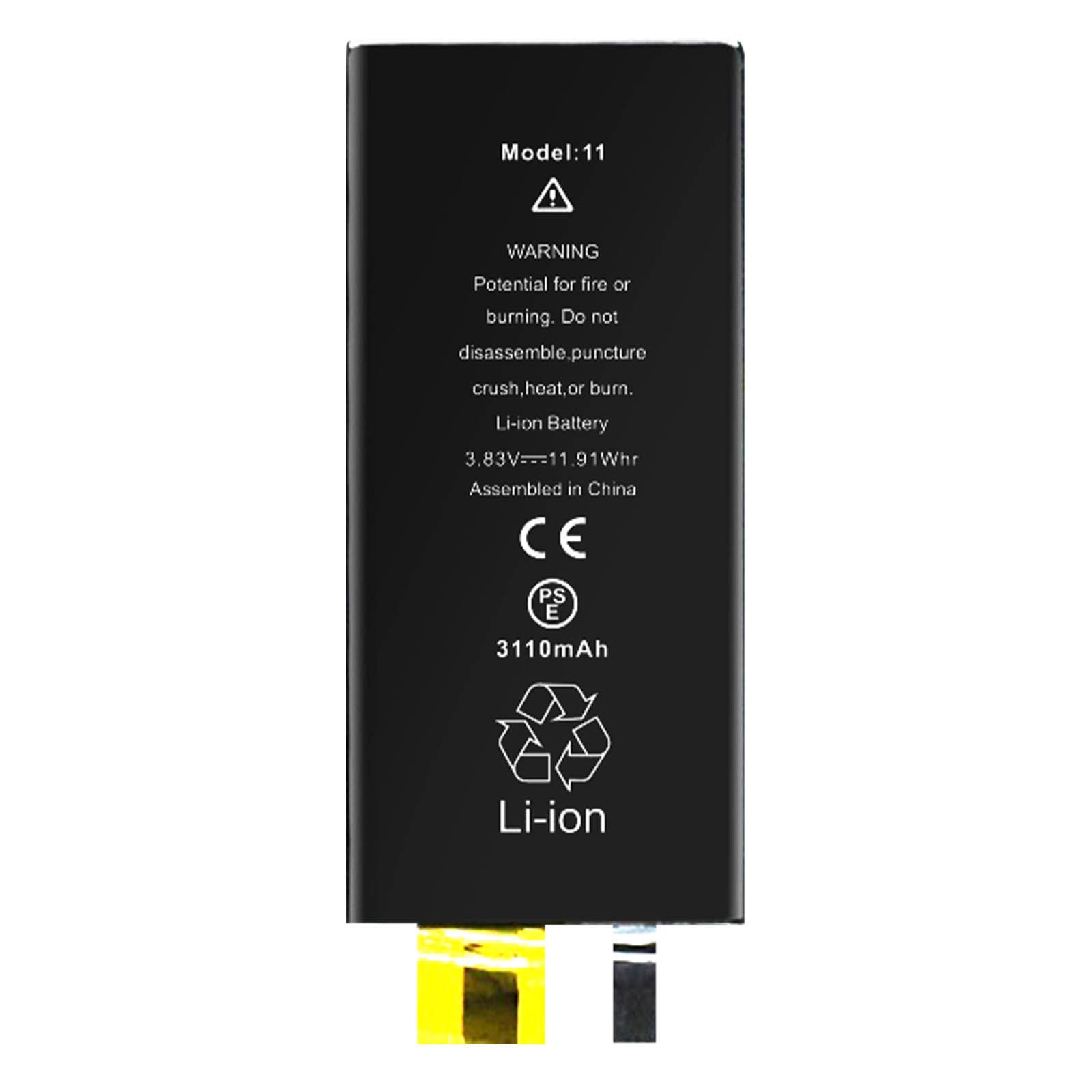 Batterie Sans Bms Pour Iphone 11 Capacité 3110mah