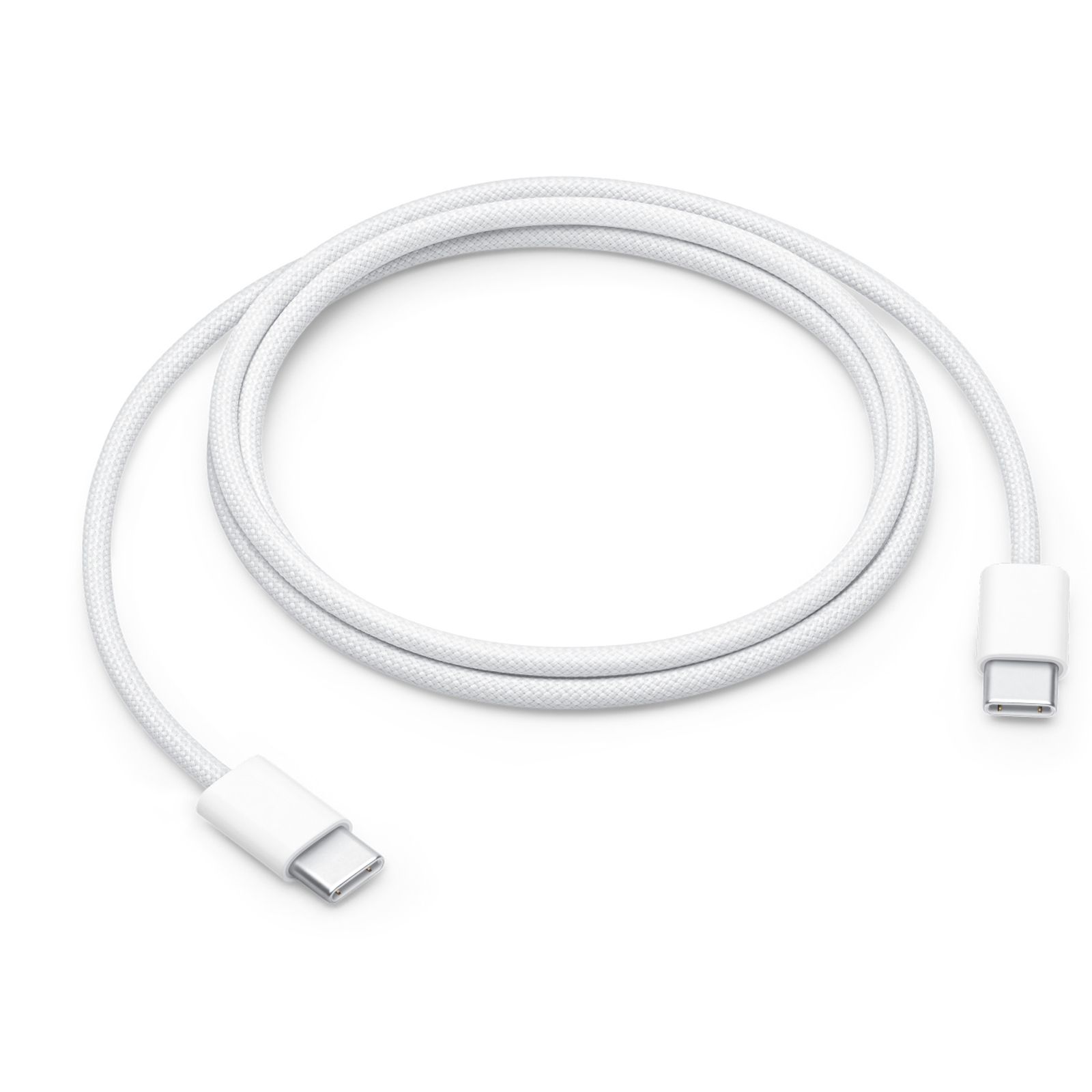 Câble USB-C vers USB-C Charge 60W Synchronisation Tissé 1m Original Apple Blanc