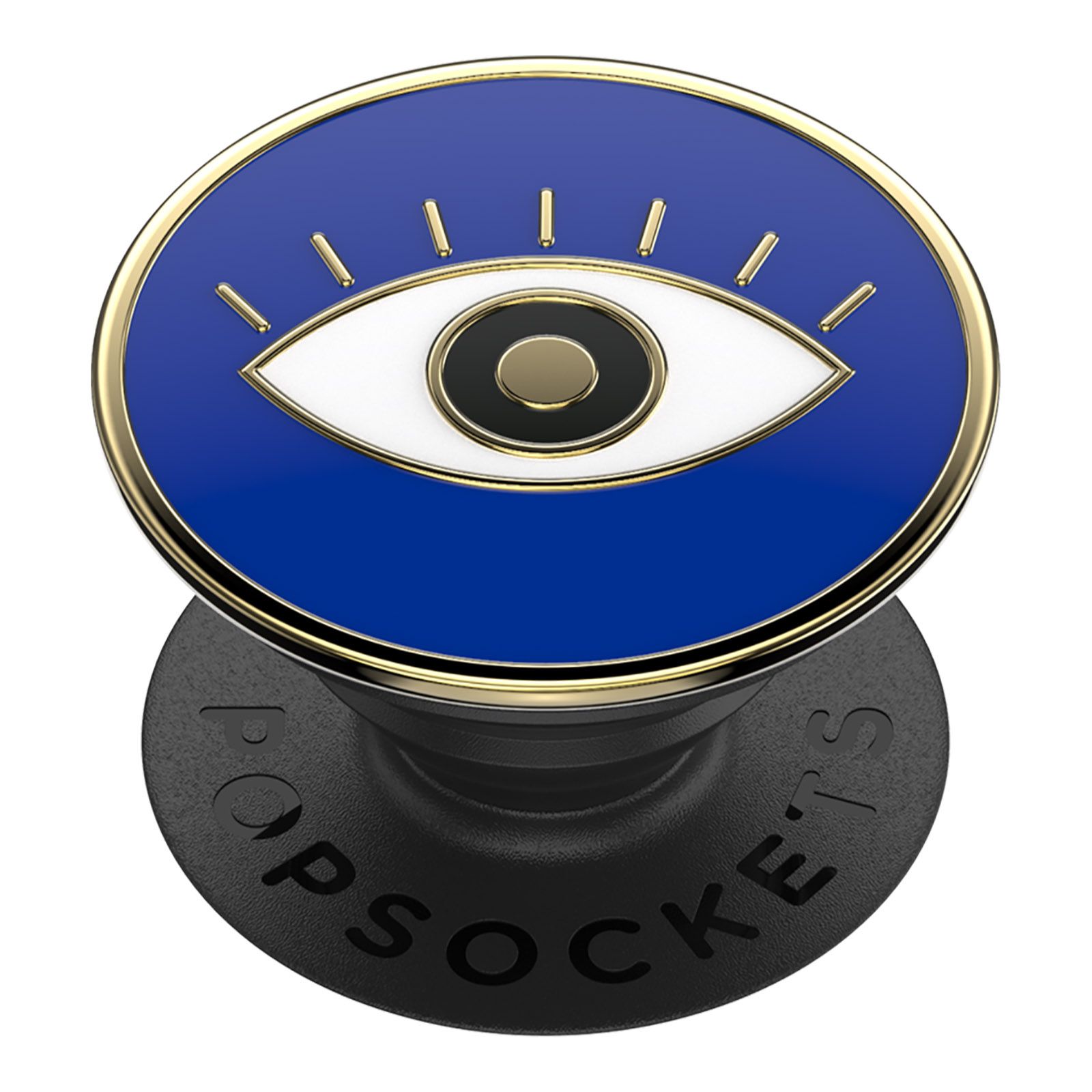 Popgrip Design Evil Eye Pour Smartphone, Bague Et Support Universel Popsockets Bleu