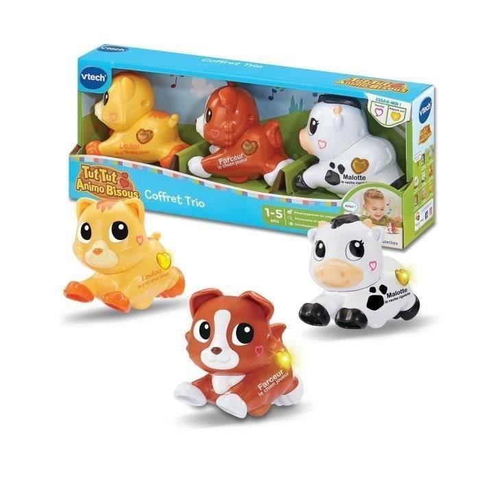 Jeu électronique Vtech Tut Tut Animo Bisous Coffret 3 animaux - vue 2