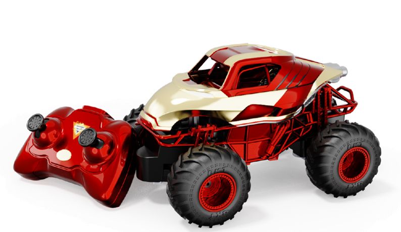 Monster Jam Vehicule Rc Iron Man 1:24 Monster Jam