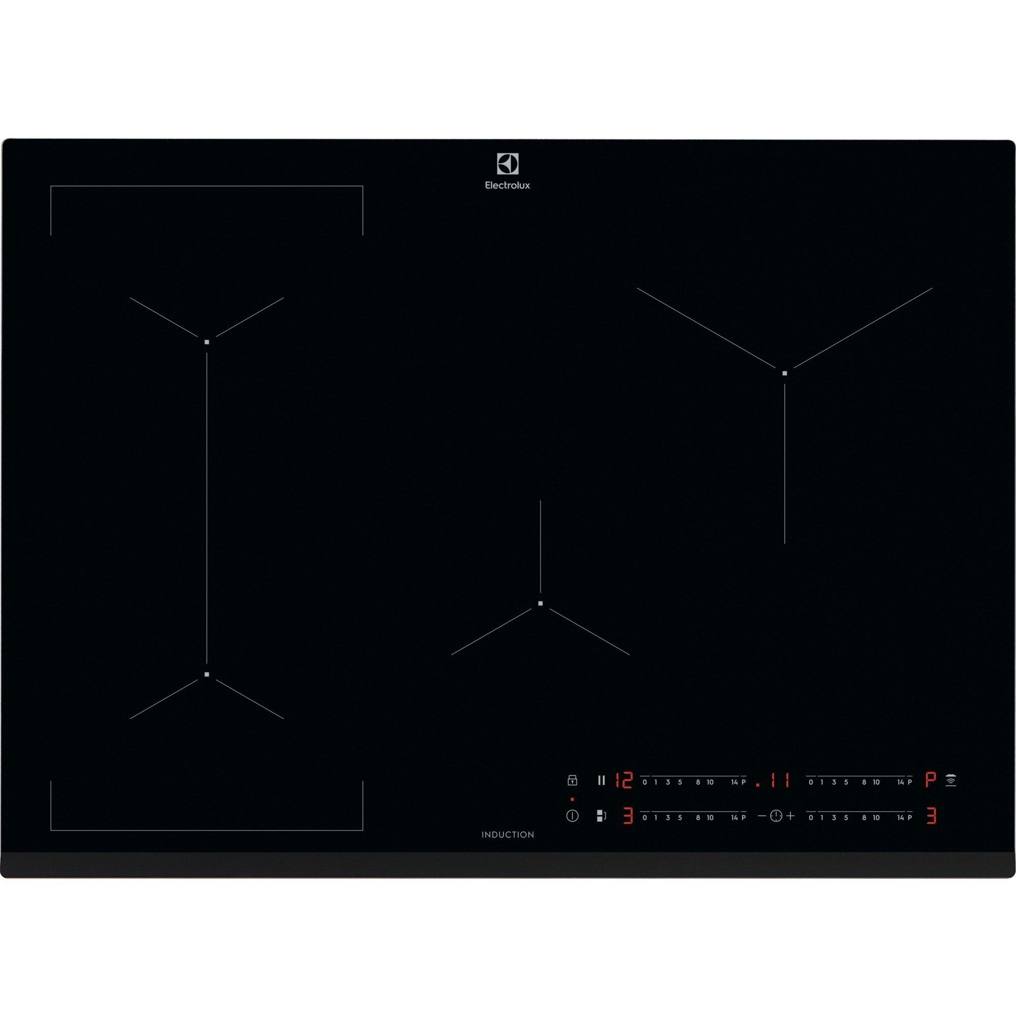 ELECTROLUX table induction 4 zones 70 cm EIV734 - vue 4