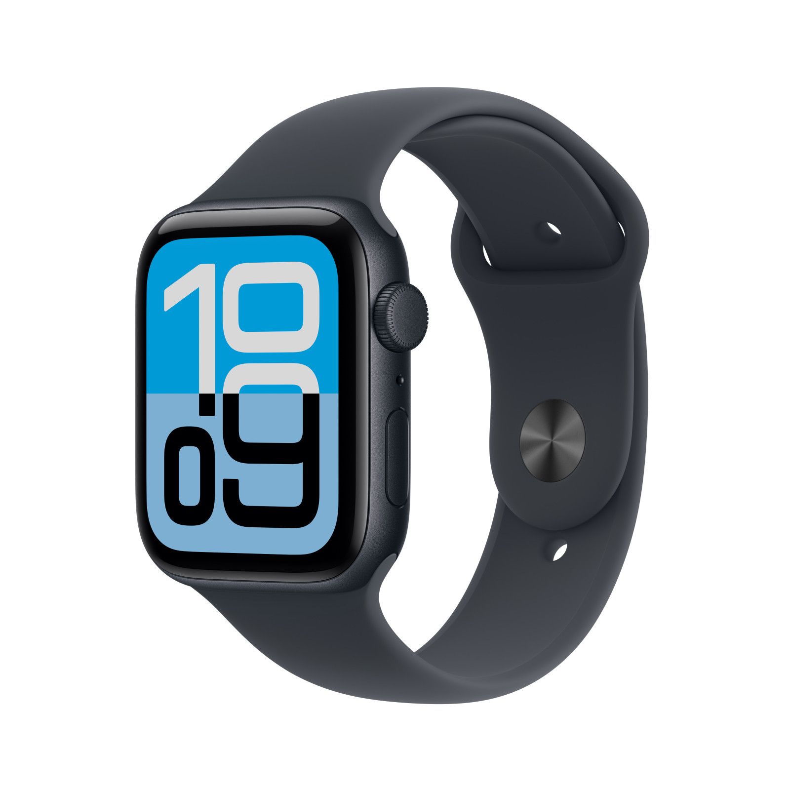 Apple Watch SE (3ème génération) - 44 mm Noir bracelet Noir GPS - Wifi S/M