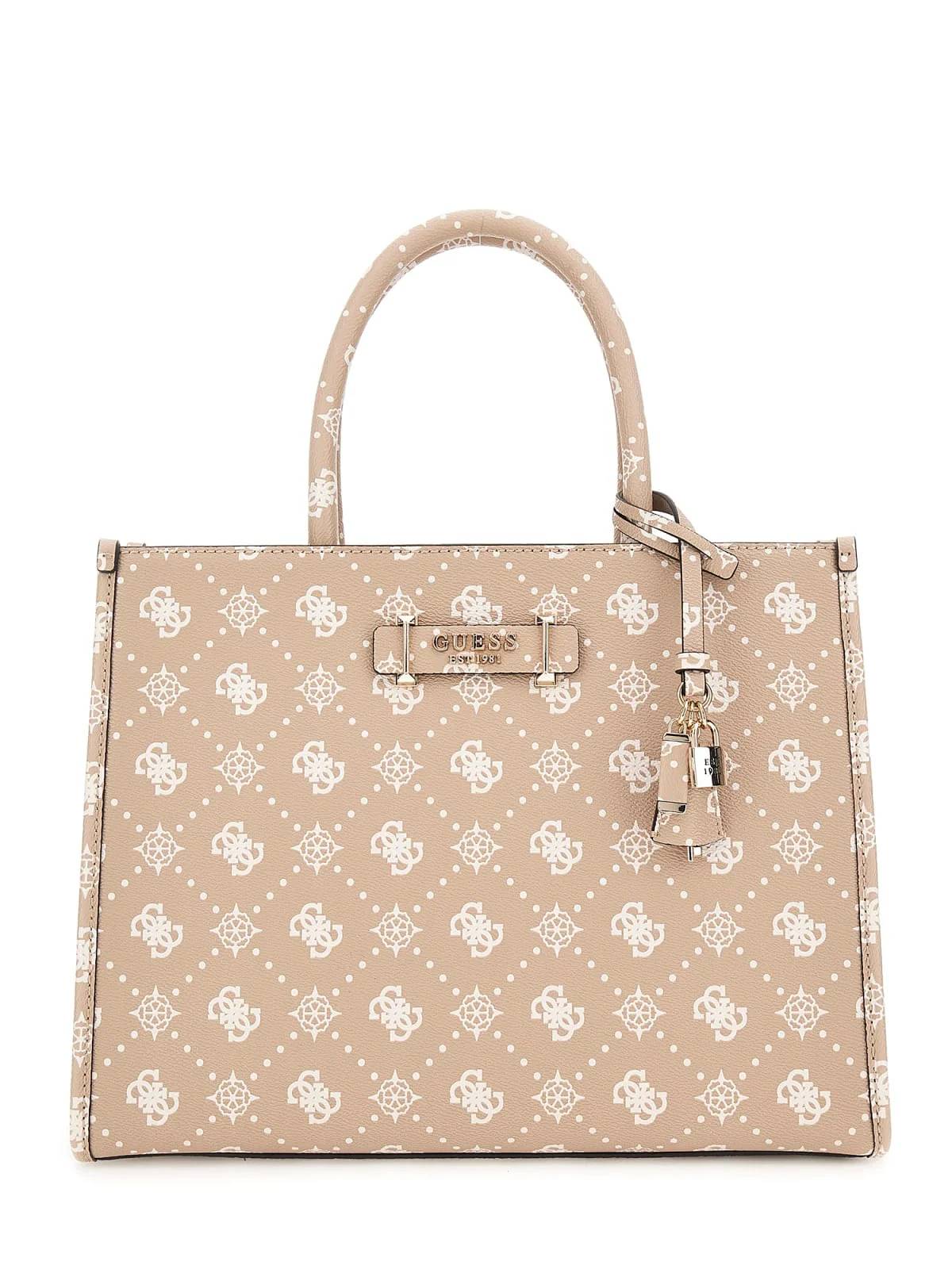 Guess Sac Bandoulière Silia Girlfriend Sat Biscotti Logo GP989022