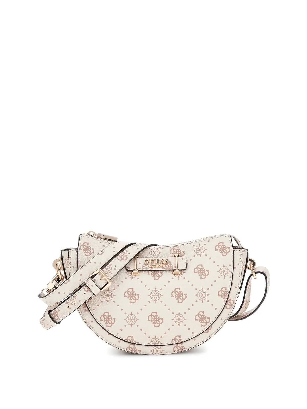 Guess Sac Bandoulière Silia Girlfriend Sat Vanilla Logo GP989018