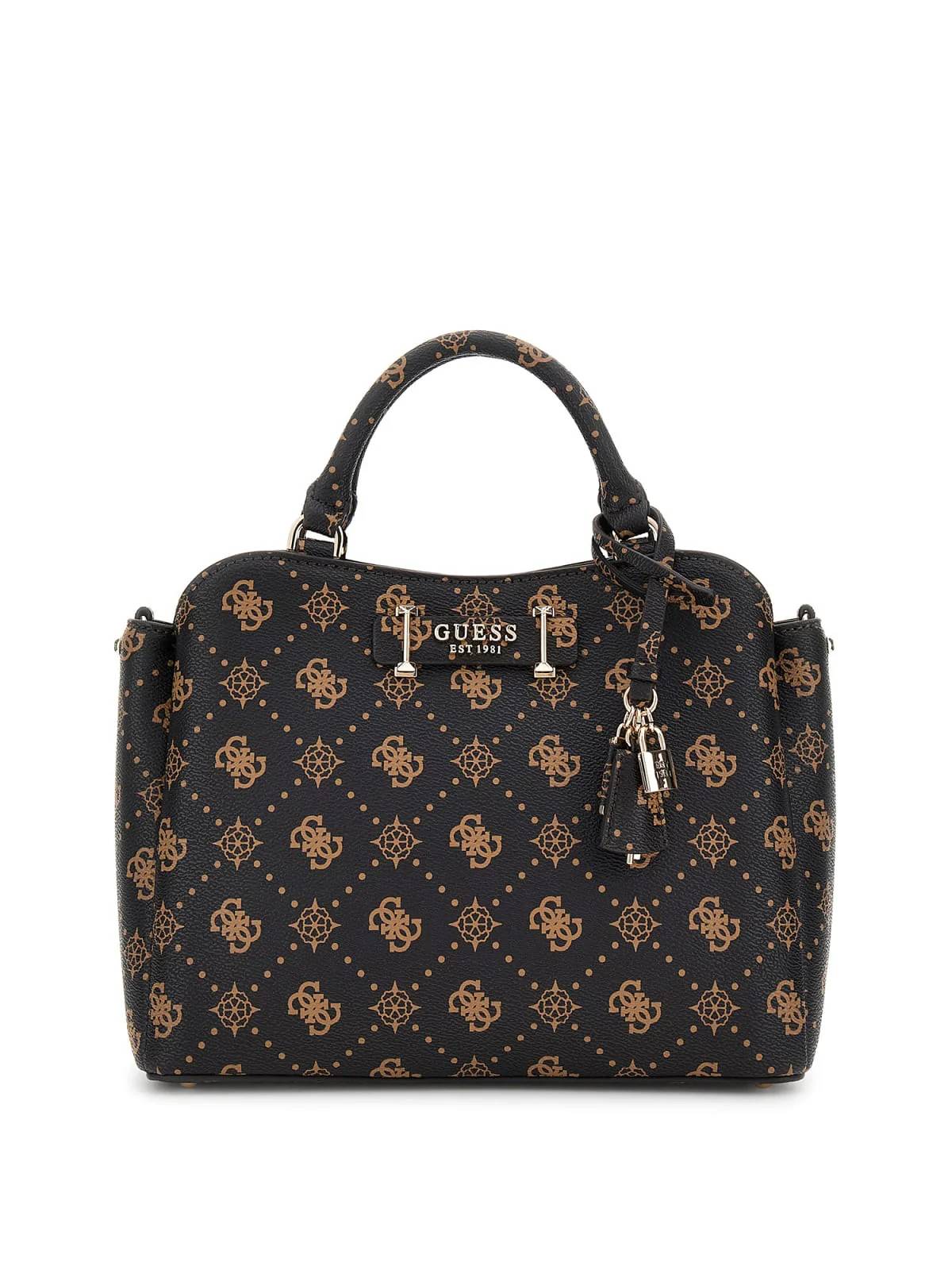 Guess Sac Bandoulière Silia Girlfriend Sat Espresso Logo GP989006