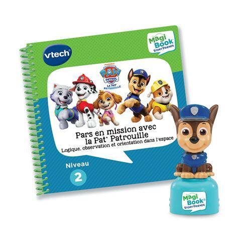 Livre interactif Vtech MagiBook Story’Friends Pars en mission avec Paw Patrol La Pat' Patrouille et Figurine - vue 2