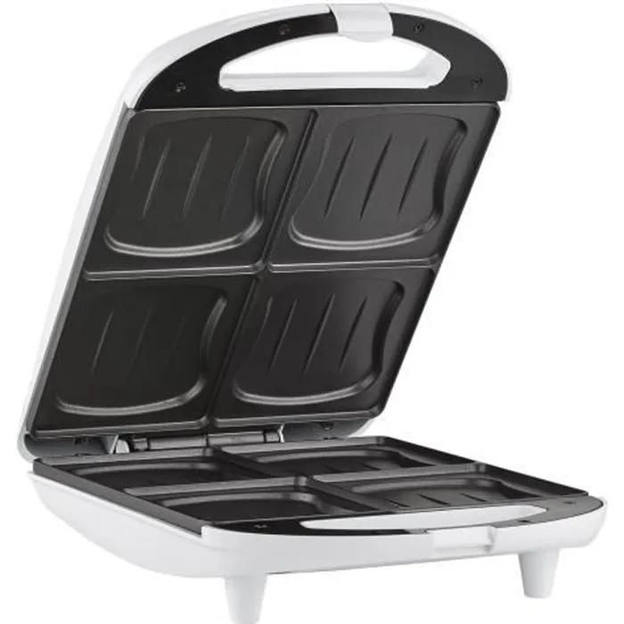 Appareil à croque monsieur Tristar SA 3065 – 4 sandwiches à la fois – Revêtement antiadhésif