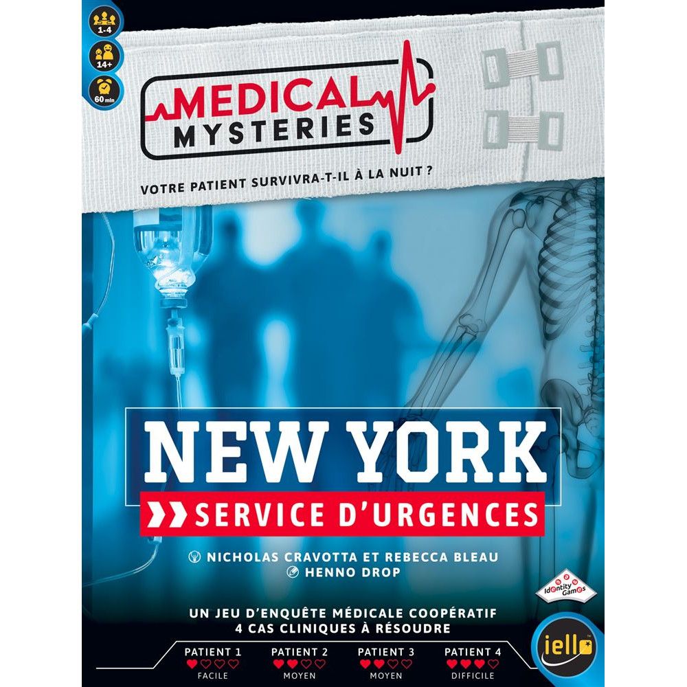 Jeu d'enquête Iello Medical Mysteries New York - vue 2