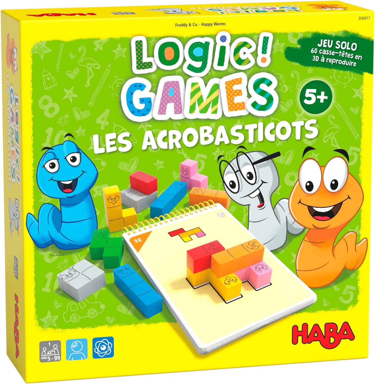 Haba Logic! Games Les Acrobasticots Nouveau