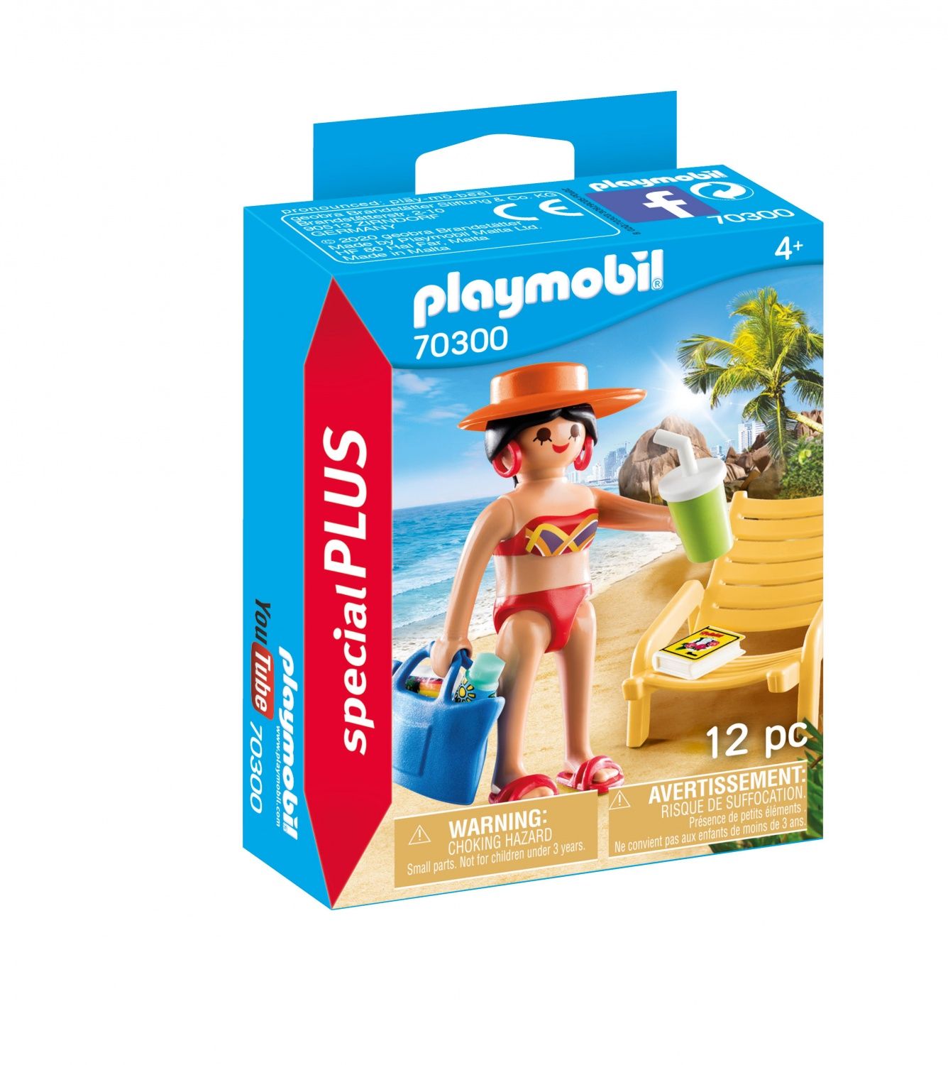Playmobil 70300 Vacancière Avec Transat