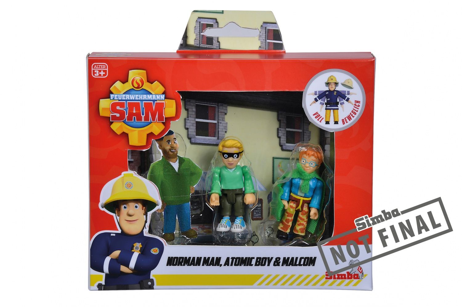 Sam Le Pompier Slp Figurines Police 7 5cm