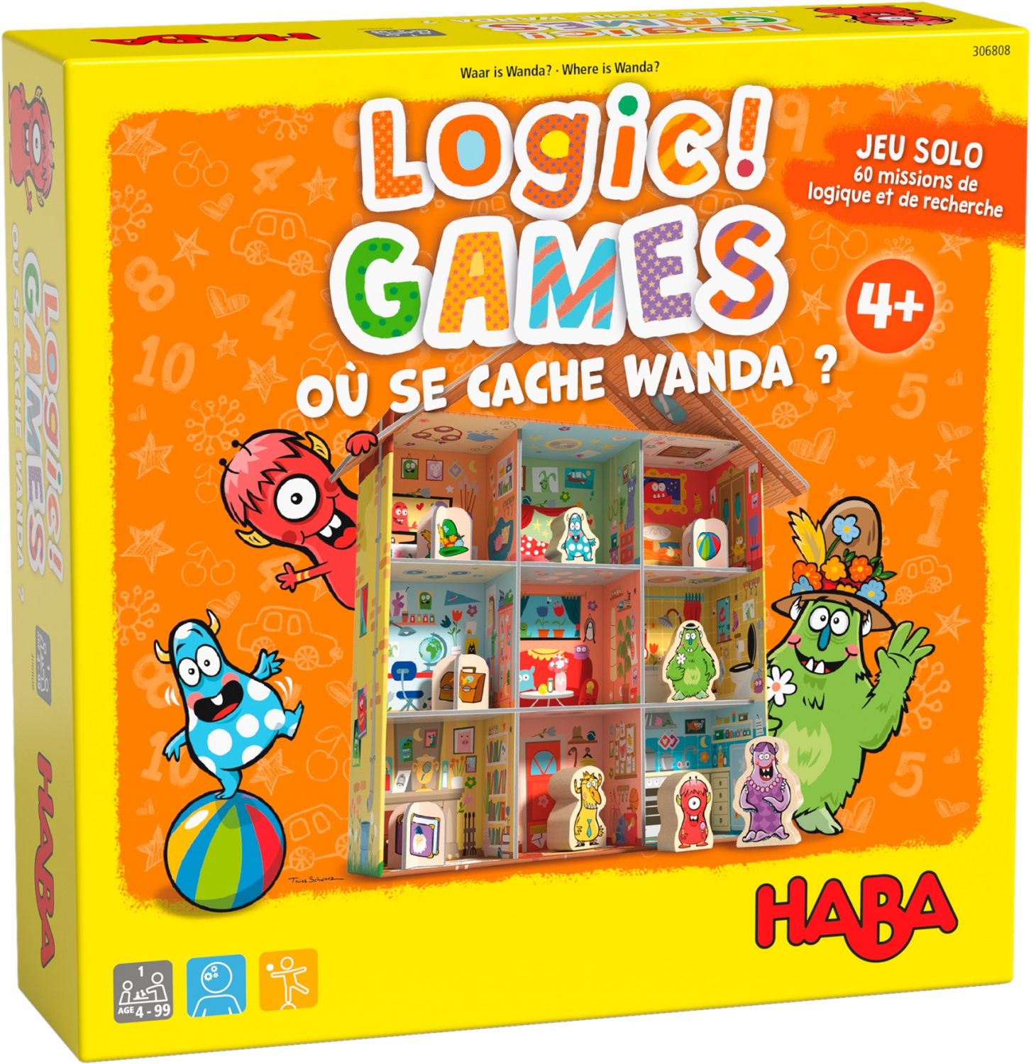 Haba Logic! Games Ou Se Cache Wanda ? Nouveau