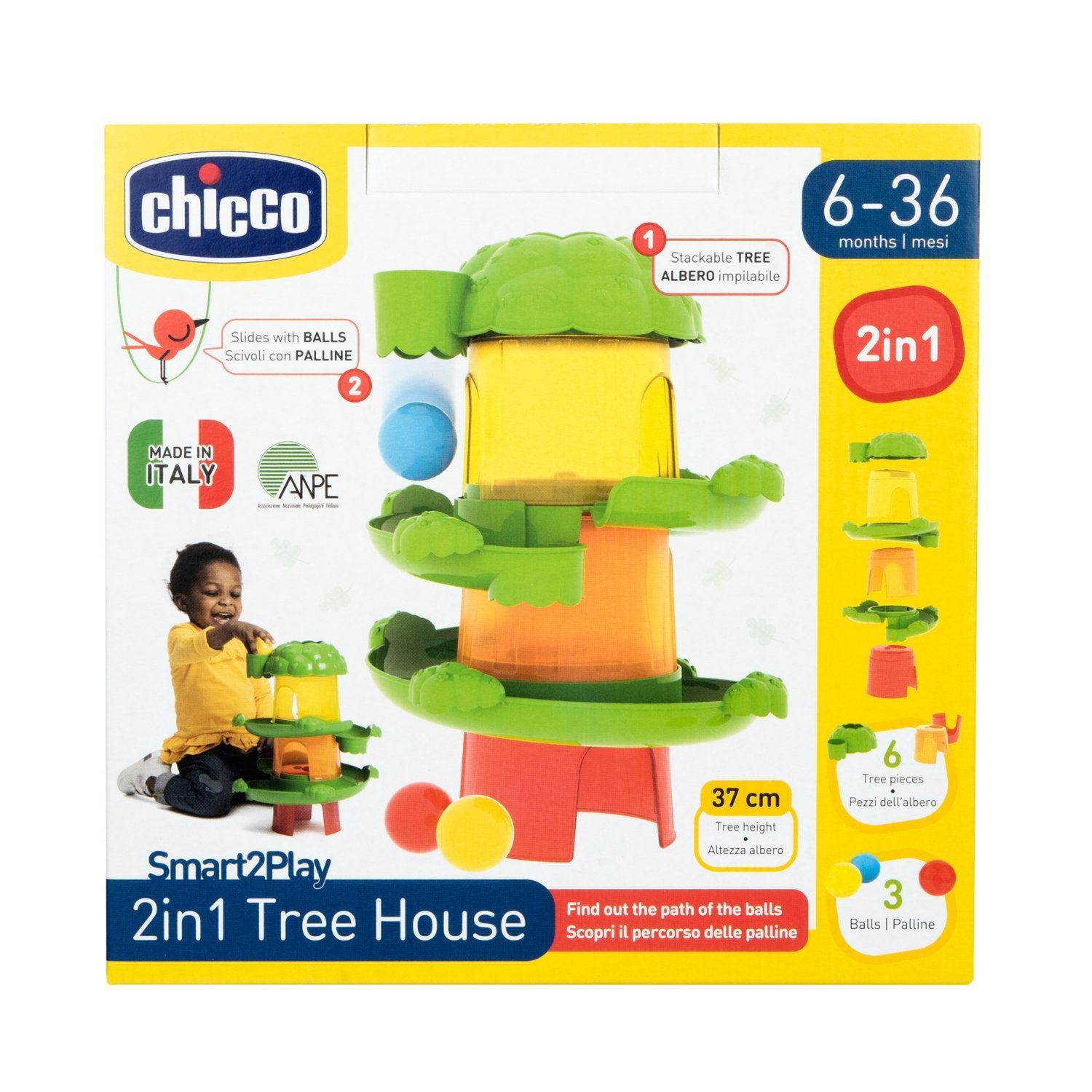 Smart2play 'arbre À Balles 2 En 1