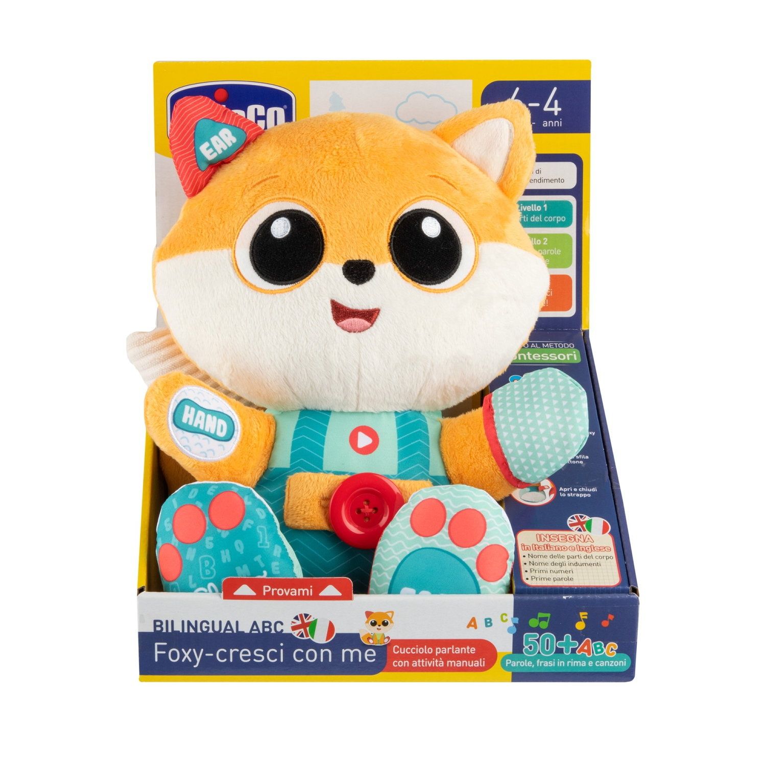Peluche interactive Chicco Renard Bilingue - vue 2