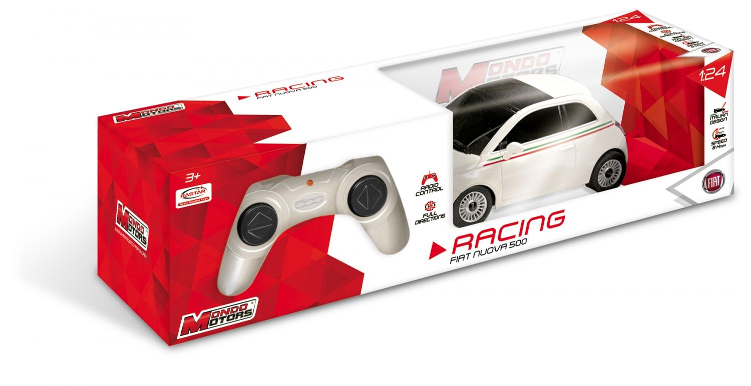 Voiture télécommandée Fiat 500 RC 1:24 MONDO Coloris aléatoire Jaune ou A partir de - vue 2