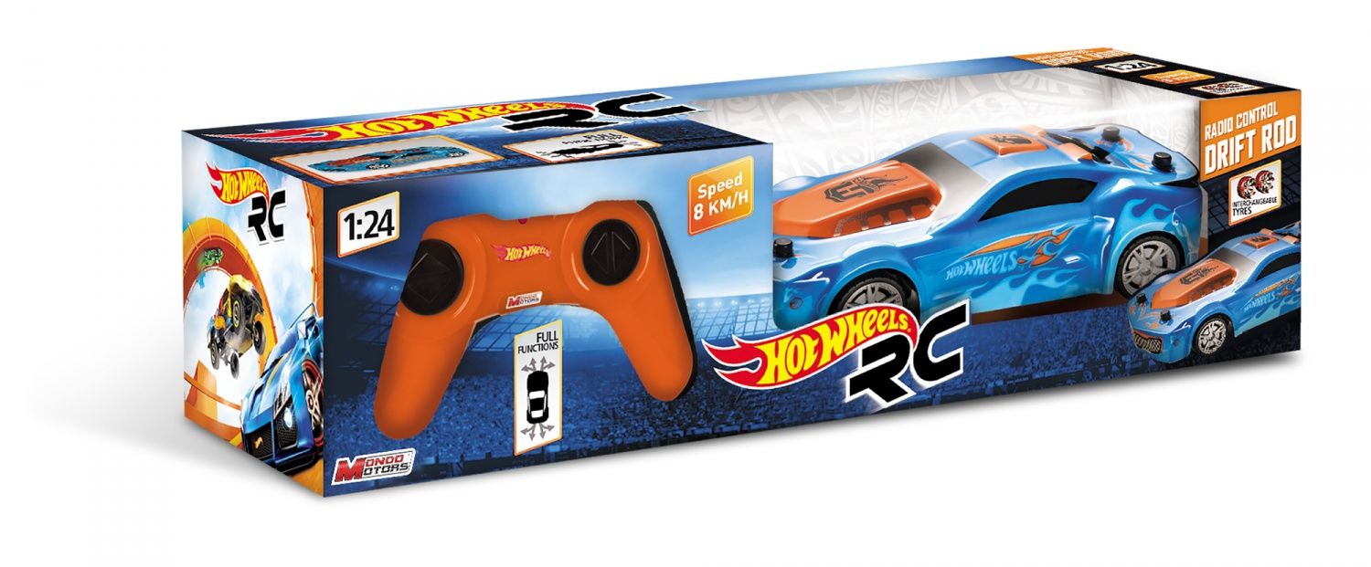 Voiture Télécommandée Hot Wheels Drift Rod Rc Mondo Motors La Boite - vue 2