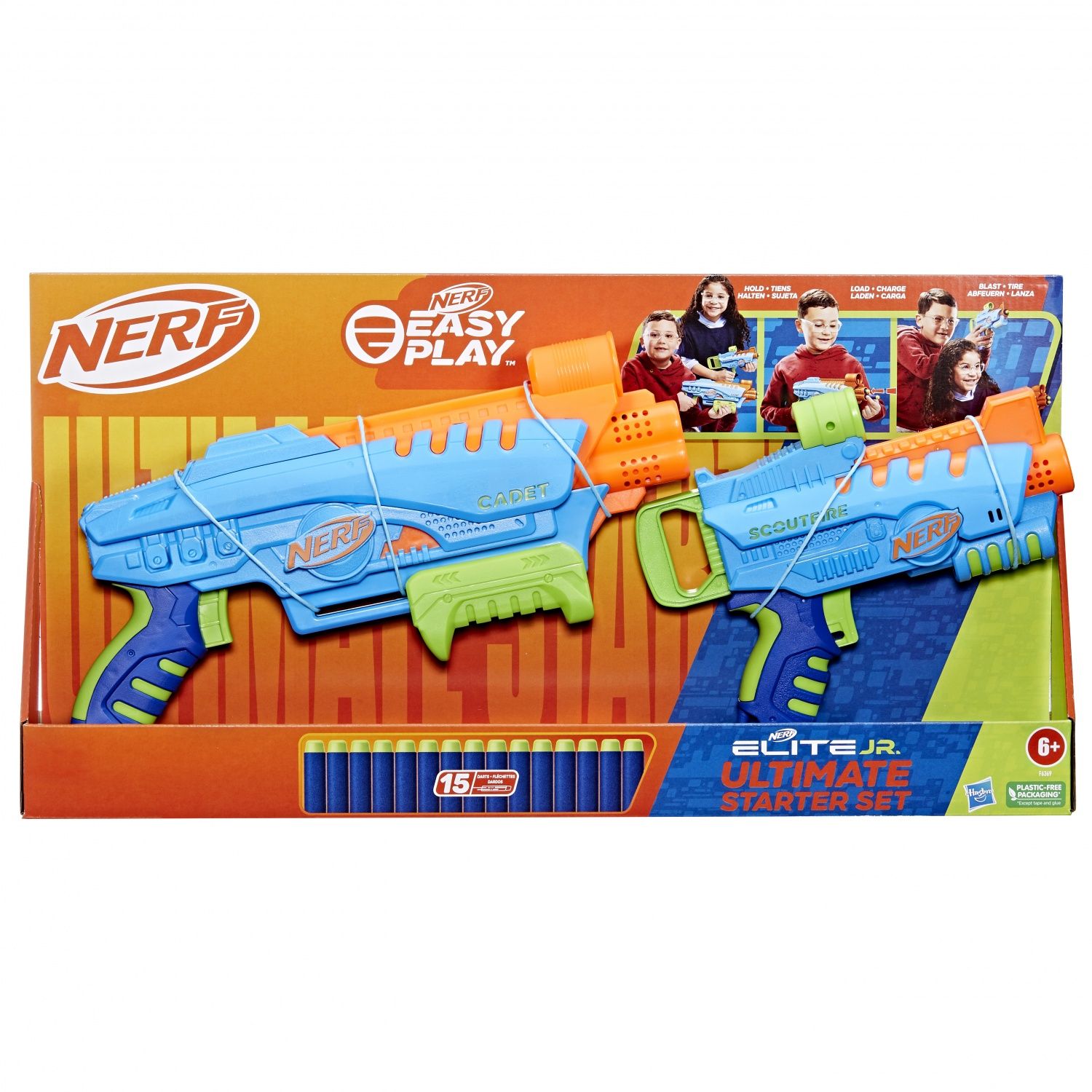 Pistolet: Nerf Elite Junior Ultimate Starter Set Hasbro Jeux
