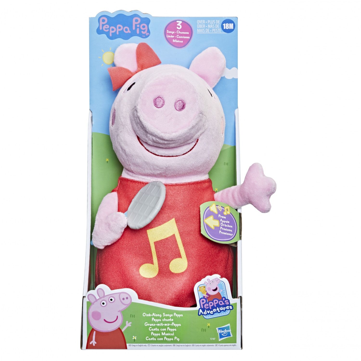 Pound Puppies Plush Pep Oink Along Songs Peppa Feature Plush - vue 2