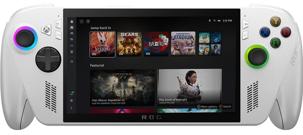 Console ASUS ROG Xbox Ally 7 FHD Tactile 120Hz AMD Ryzen Z2 A RAM SSD Windows 11 - vue 5