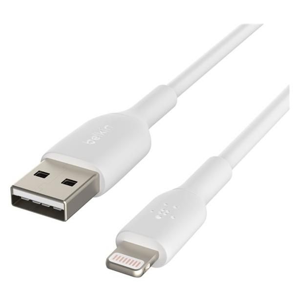 Belkin BOOST CHARGE - Câble Lightning - Lightning mâle pour USB mâle - 2 m - blanc