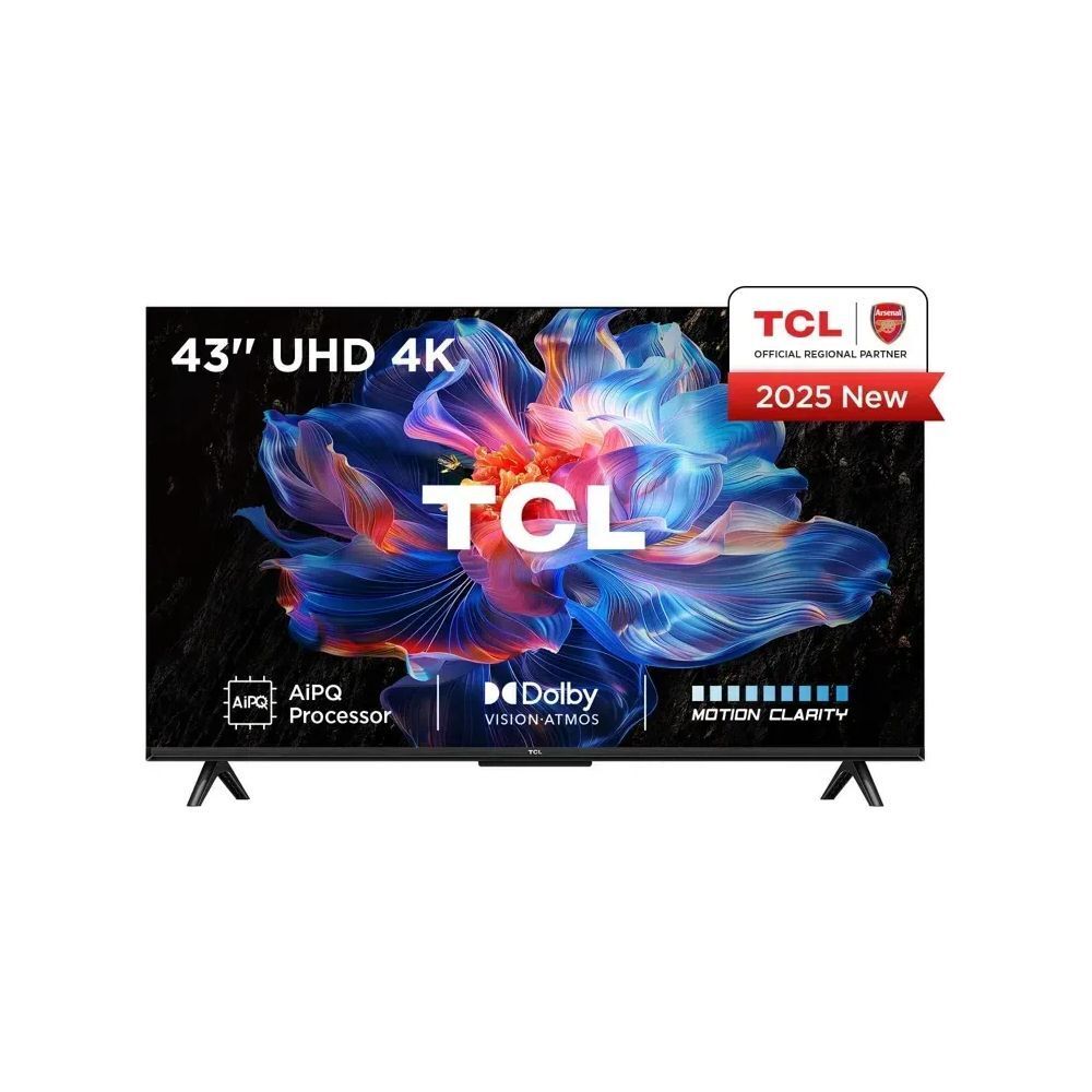 TCL 43V6C 43" (108 cm) LED TV 4K UHD, 2025