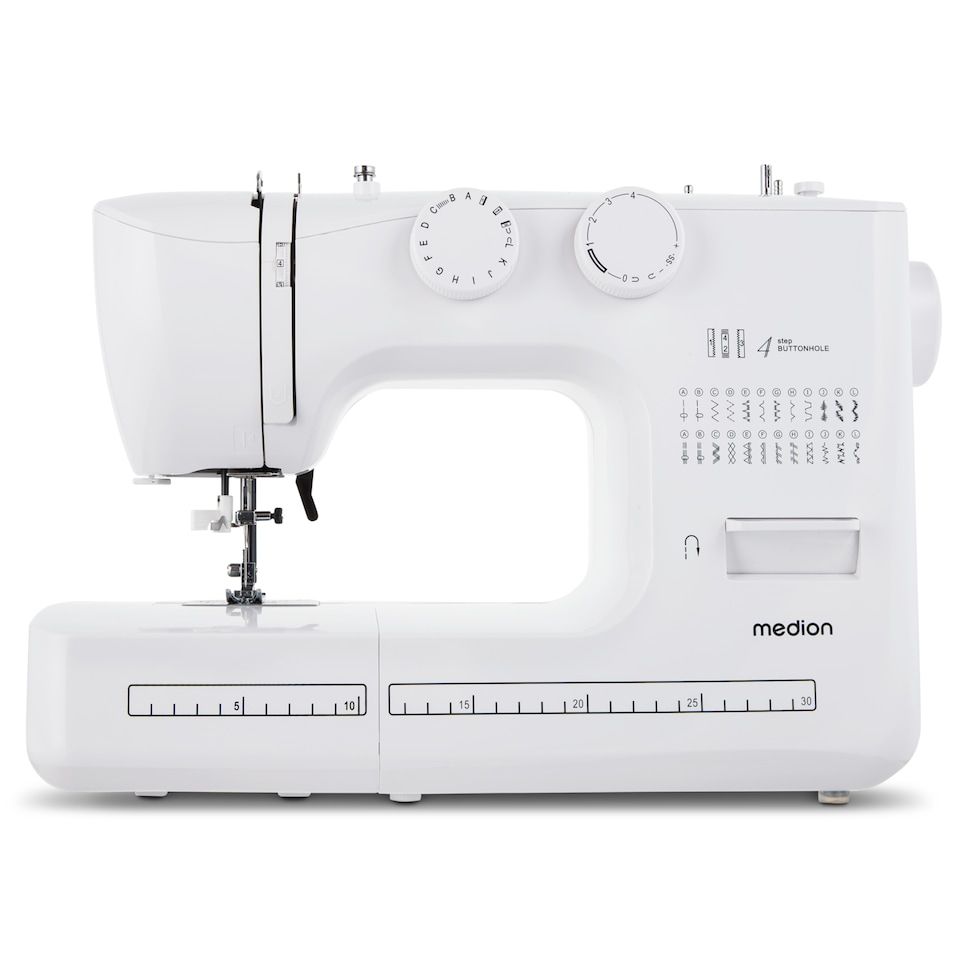 Machine à Coudre MEDION SM 60 24 Points + Points Doubles 700 trmin LED