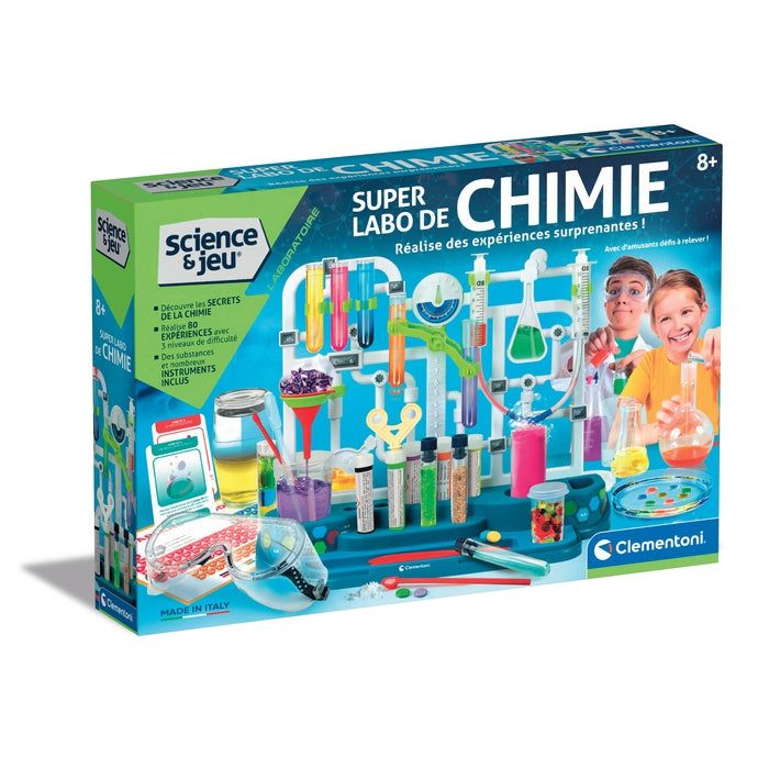 Jeu de sciences et d'expérience Clementoni Super labo de chimie - vue 9