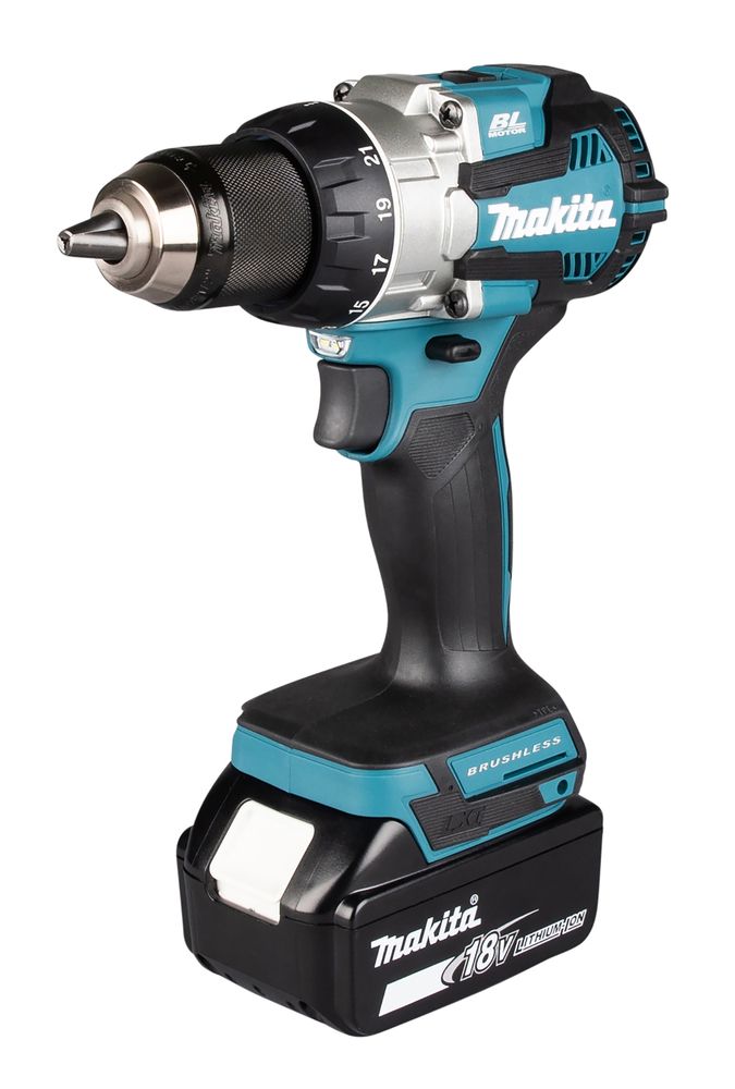 Makita DDF 489 RTJ Perceuse visseuse sans fil 18 V 73 Nm Brushless + 2x batterie 5 0 Ah + chargeur + Makpac - vue 2
