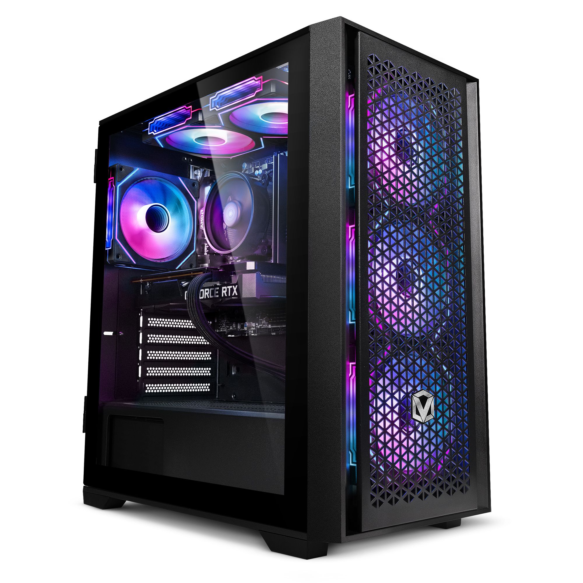 Vibox VI 19 PC Gamer AMD Ryzen 3200GE Processeur 4GHz Radeon Vega 8 Graphiques RAM 480Go SSD Windows 11 WiFi - vue 2