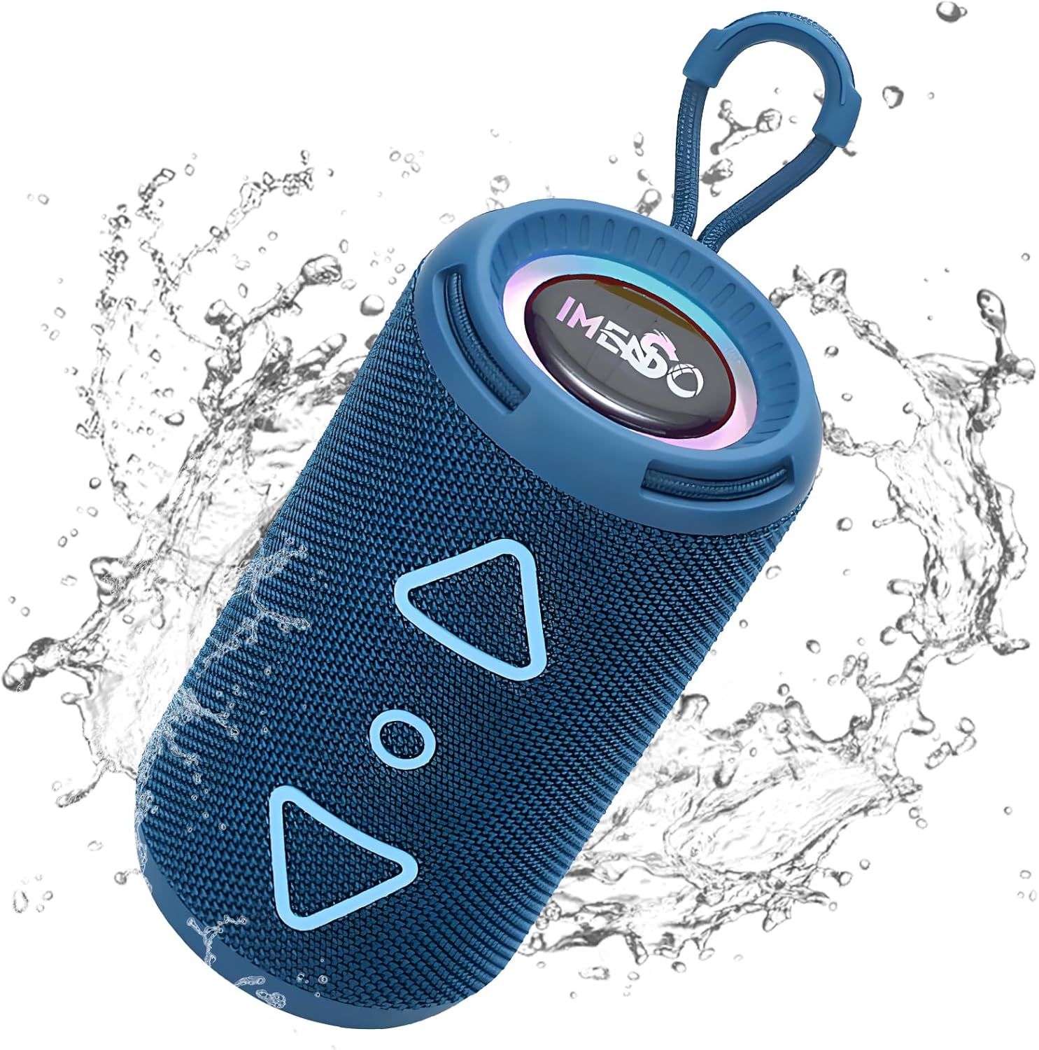 S1037 Mini Haut Parleur Bluetooth Portable Sans Fil Avec Lumières Rvb Surround Stéréo Basses Bluetooth V5.3 Pour Iphone Samsung \\U2013 Jardin Maison Extérieur - vue 3