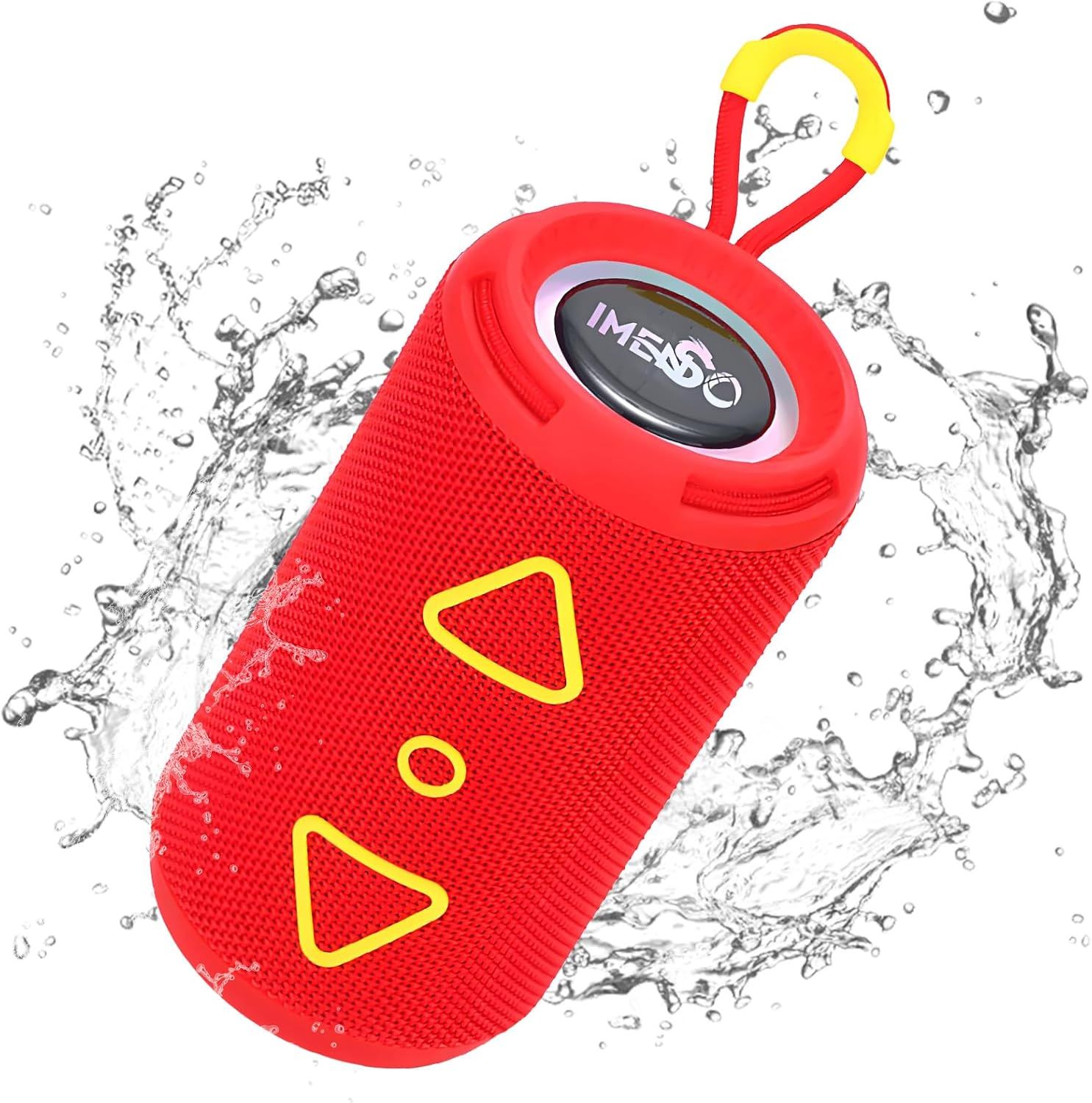 S1037 Mini Haut Parleur Bluetooth Portable Sans Fil Avec Lumières Rvb Surround Stéréo Basses Bluetooth V5.3 Pour Iphone Samsung \\U2013 Jardin Maison Extérieur - vue 4