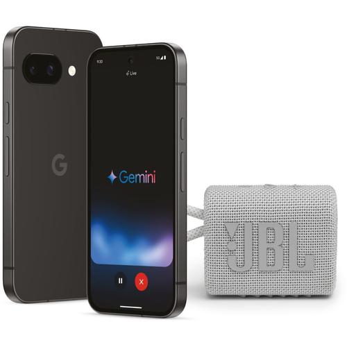 Smartphone Google Pack Pixel 9a + JBL Go 3 Blanc