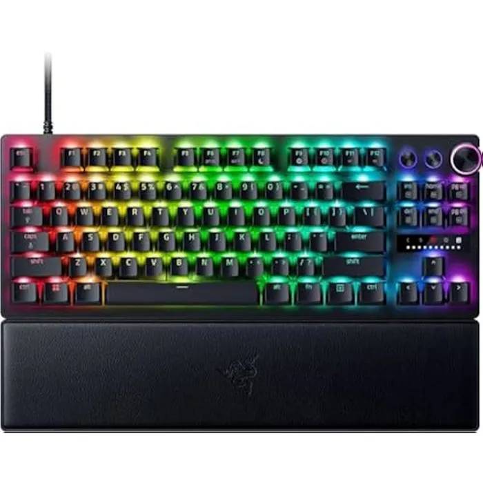 Razer Huntsman V3 Pro TKL (Switches Analog) - Clavier Gamer Tenkeyless - Razer Snap Tap & Déclenchement Rapide (Switches Optiques