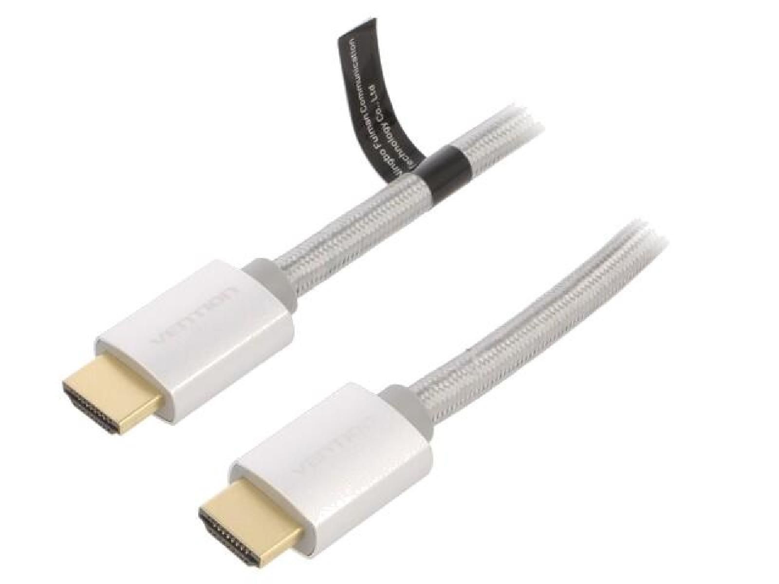 Cable HDMI 2.0 prise male des deux cotes UHD 4K 3D 10m - Noir